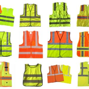 black reflective vest