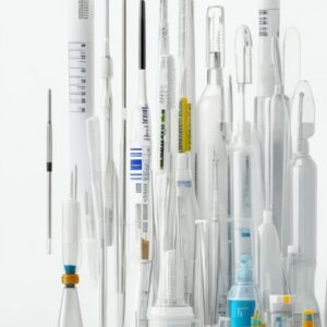 2 pack luer lock reusable glass syringe with no needle, 50ml