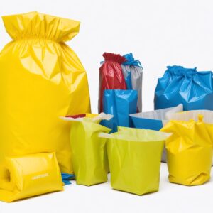 red dustbin in hospital