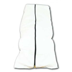 Hospital Body Bags  white Straight Zip + Handles 160 Micron
