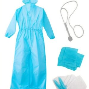 Disposable Plastic Gown green