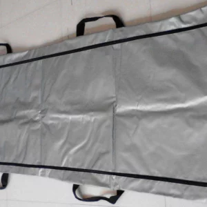 heavy  duty Supported PVC material - 400 micron colours: black; blue, Red body bags