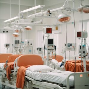 medical trolley on wheels