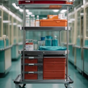 medical waste trolley