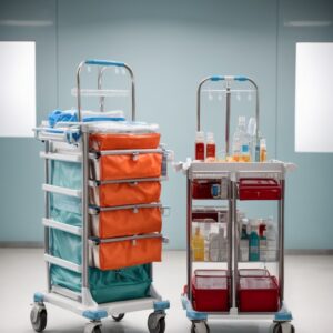 medicine distribution trolley