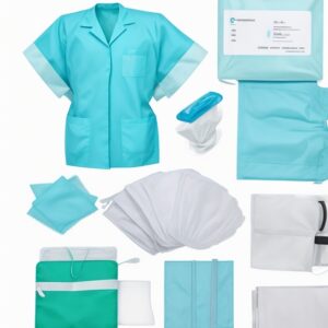 100 x Medium Latex Disposable Gloves
