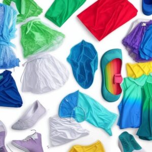 Disposable plastic apron blue