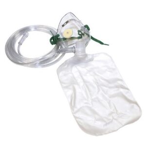 Oxygen Mask + Re-breathing Bag Paediatric