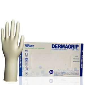 disposable blue synmax blended High risk exam gloves