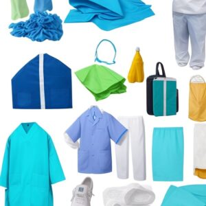 white disposable coveralls