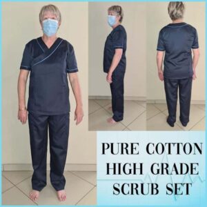 Scrub Set 100% Cotton blue