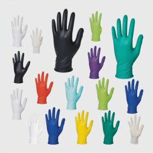 aquasoft nitrile High risk exam gloves