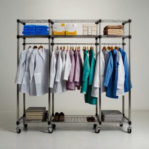 short sleeve doctor coat