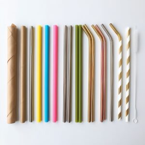 Bulk individually wrapped straws