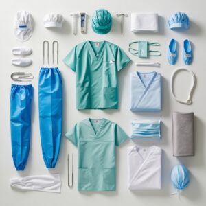 medical scrub shorts