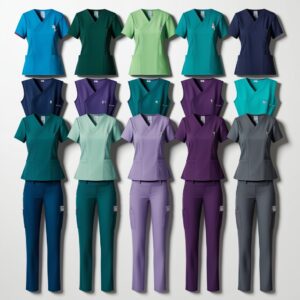purple nurse scrubs