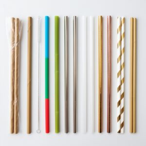 drinking straws glass