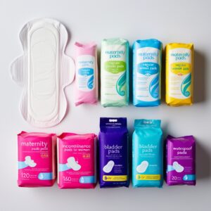 Maternity incontinence pads for women