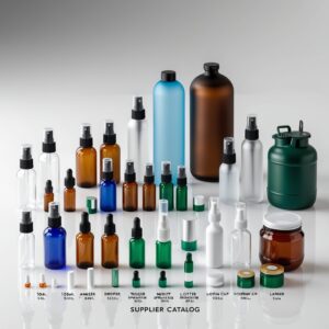 100ml Amber Glass Bottle with Mist Sprayer
