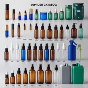 10ml Blue Glass Bottle with Trigger Sprayer