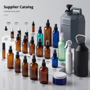 10ml Amber Glass Bottle with Lotion Cap