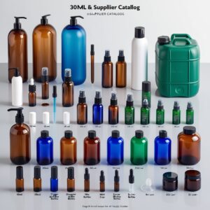 10ml Amber Glass Bottle with Trigger Sprayer