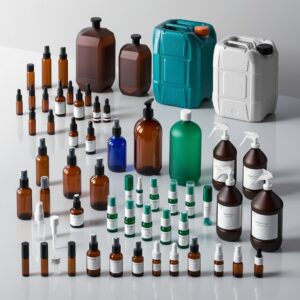 25000ml Blue Glass Bottle with Mist Sprayer