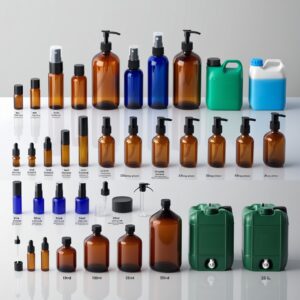 1000ml Amber Glass Bottle with Screw Cap