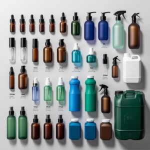 50ml Amber Glass Bottle with Screw Cap
