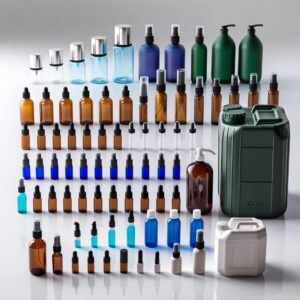 50ml Clear Glass Bottle with Mist Sprayer