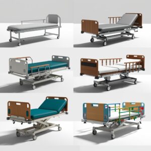 Healthcare inspection bed