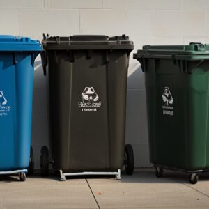 120 litre waste bin
