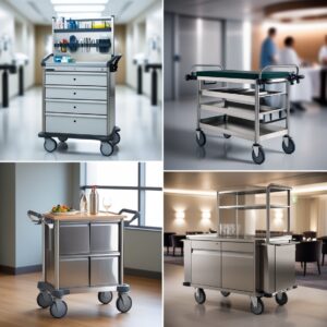 5 drawer Emergency trolley