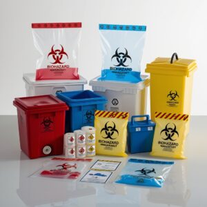 1,5L Base & Lid Round Sharps container
