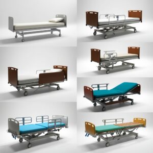 Doctor's checkup bed