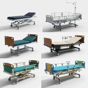 Healthcare procedure bed