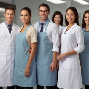 Flame Resistant Lab Coat Large Green