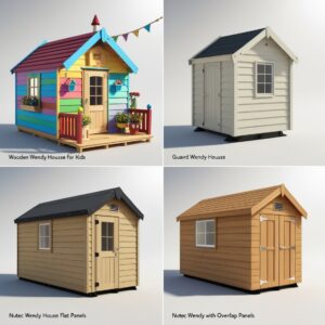 Nutec Wendy Houses - Overlap 3m x 12m