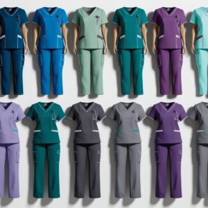 modern scrub tops