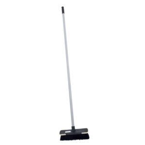 Floor Broom - Complete - Soft Funky - Black Fibre - Screw-in Handle - Pack of 5 - F3852