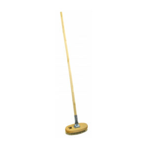 Floor Polishing Brush with Wooden Handle and Grip - 23cm - Pack of 5 - F4451