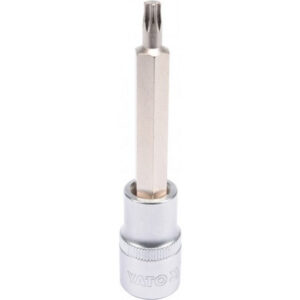 Torx Bit Socket - Male - Chrome Vanadium - 1/2" Connector - Long - T30 x 100mm - YT-04323