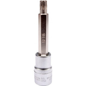 Torx Bit Socket - Male - Chrome Vanadium - 1/2" Connector - Long - T45 x 100mm - YT-04325