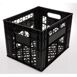 Milk Crate - Vented Base and Sides - Plastic Dairy Container - 43 x 33.5 x 30.5 cm - Virgin Material - HACCP - PI-200-virgin