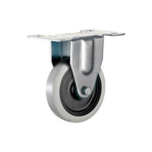 Castor Wheels - Thermoplastic Rubber - Fixed Wheel - 125mm - TOOC493