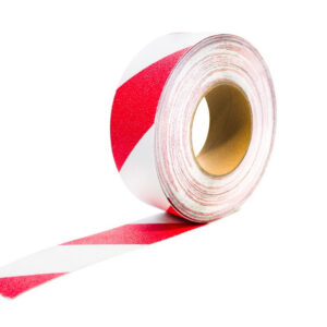 Anti-Slip Tape - Gripfoot Self-Adhesive - 18.3 m x 5 cm - Red and White - GF031002