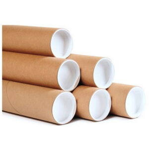 Cardboard Postal Tube with End Cap - A0 - 92 x 9(Ø) cm - 2G_POTU9290