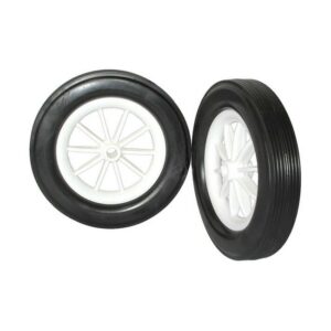 Plastic Spoked Wheels - Polypropylene - 135mm ⌀ - Pack of 2 - RATA135