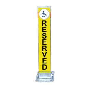 Parking Reservation Lock - Wheelchair - Steel - 60 x 15 cm - SXS600
