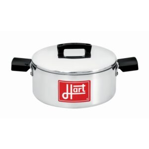 Pot with Lid - Hart - J7 BAK S.H - Aluminium - 1L - Pack of 10 - 700500